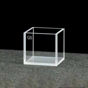 Quartz 30mm Fluorescence Cuvette, 27ml, Sintered 83, Four-Way Light, 1pc/ea, C304CR3