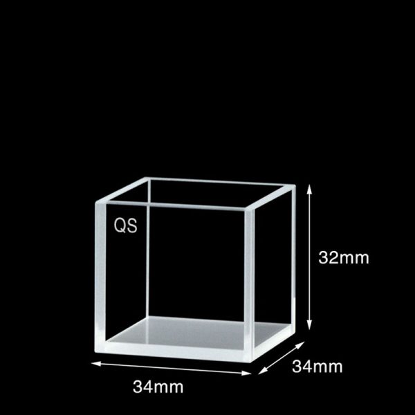 C304CR5 30mm Standard Cuvette 27ml Four Way Light Quartz Cover 1pc ea