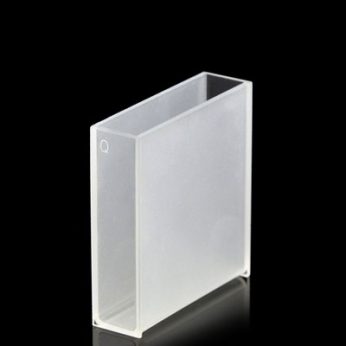 Quartz 40mm Standard Cuvette, 14ml, Sintered 80, Two-way Light, PTFE Cap, 1pc/ea, C402CA