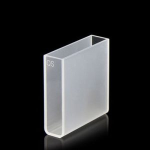 Quartz 40mm Standard Cuvette, 14ml, Molded 83, Two-way Light, PTFE Cap, C402CE