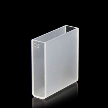 Quartz 40mm Standard Cuvette, 14ml, Molded 83, Two-way Light, PTFE Cap, 1pc/ea, C402CE