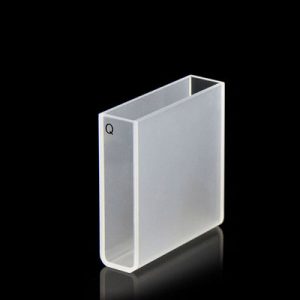 Quartz 40mm Standard Cuvette, 14ml, Sintered 83, Two-way Light, PTFE Cap, C402CR