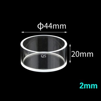 Quartz  Cylindrical Cuvette For 
Measuring Reflected Light, , Standard 80,  1pc/ea, C441WS2
