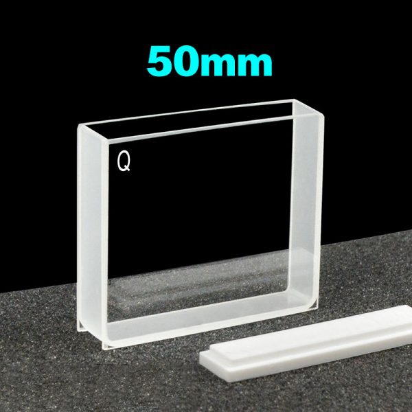 C502CA5 50mm Standard Cuvette 17.5ml Two way Light PTFE Cap 1pc ea