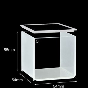 Quartz 50mm Standard Cuvette With Lid, 125ml, Sintered 83, Two-way Light, Quartz Cover, 1pc/ea, C502CR8