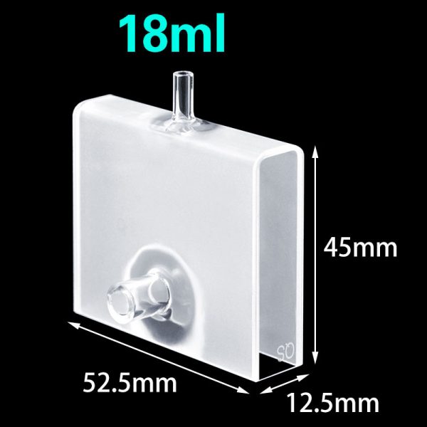 C502CS3 50mm Flow Cuvette 18ml Two way Light 1pc ea