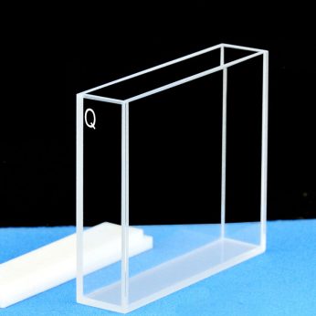 Quartz 50mm Fluorescence Cuvette, 17.5ml, Sintered 80, Four-Way Light, PTFE Cap, 1pc/ea, C504CA