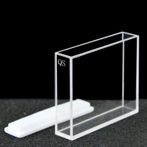 Quartz 50mm Fluorescence Cuvette, 17.5ml, Molded 83, Four-Way Light, PTFE Cap, 1pc/ea, C504CE