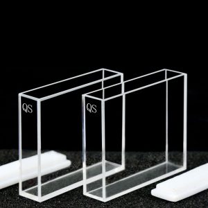 Quartz 50mm Fluorescence Cuvette, 17.5ml, Molded 83, Four-Way Light, PTFE Cap, 1pc/ea, C504CE1