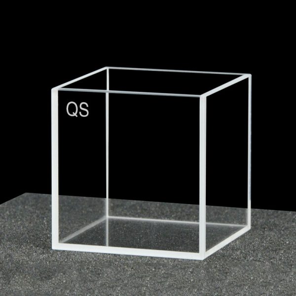 C505CR2 50mm Fluorescence Cuvette 125ml Five Way Light Quartz Cover 1pc ea