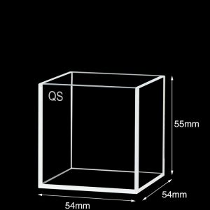 Quartz 50mm Standard Cuvette, 125ml, Sintered 83, Five-Way Light, No Cover, 1pc/ea, C505CR4