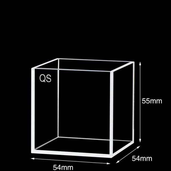 C505CR4 50mm Standard Cuvette 125ml Five Way Light Quartz Cover 1pc ea