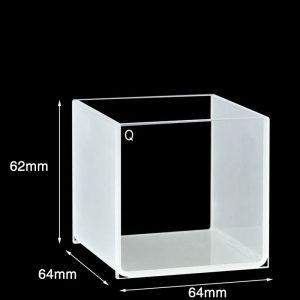 Quartz 60mm Standard  Cuvette, 216ml, Sintered 83, Two-way Light, No Cover, 1pc/ea, C602CR