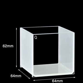 Quartz 60mm Standard  Cuvette, 216ml, Sintered 83, Two-way Light, No Cover, 1pc/ea, C602CR