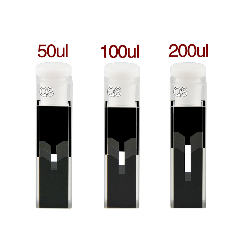 Quartz micro-cuvette with stopper 100 µL