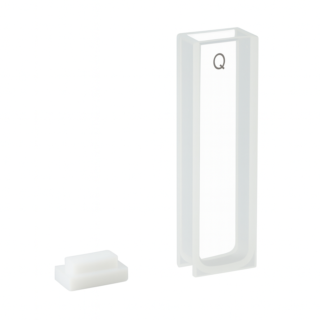 Custom precision quartz cuvette