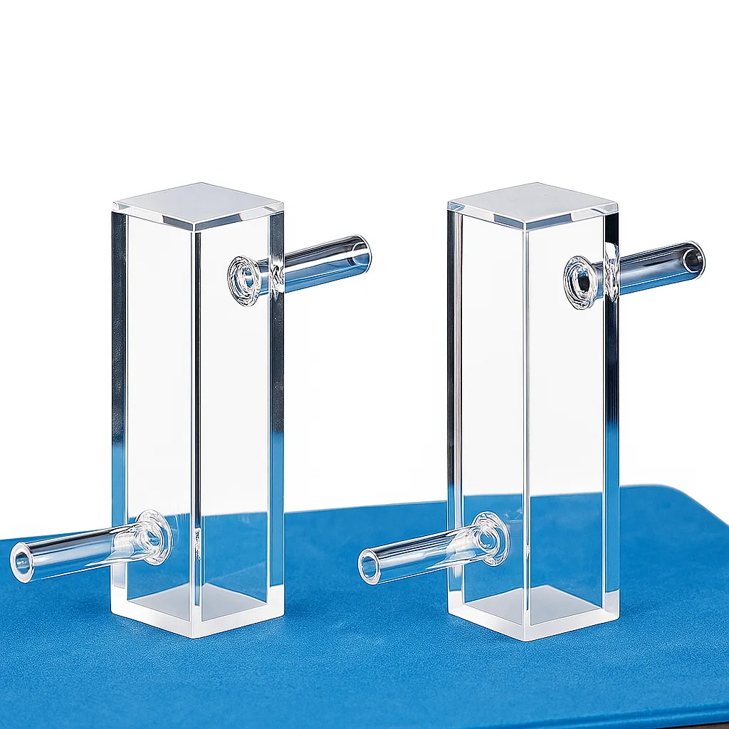 Quartz flow cells
