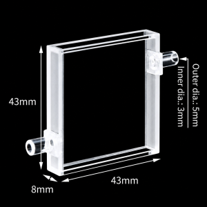 (MQQFC119) Quartz Flow Cell, 40/5 mm paths, Dual-Path Rectangular Chamber