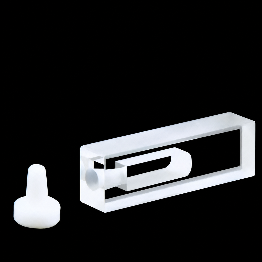 Quartz Stoppered Cuvette Sample Cell, 4 mm Path Length, 120 µL, 1 Piece