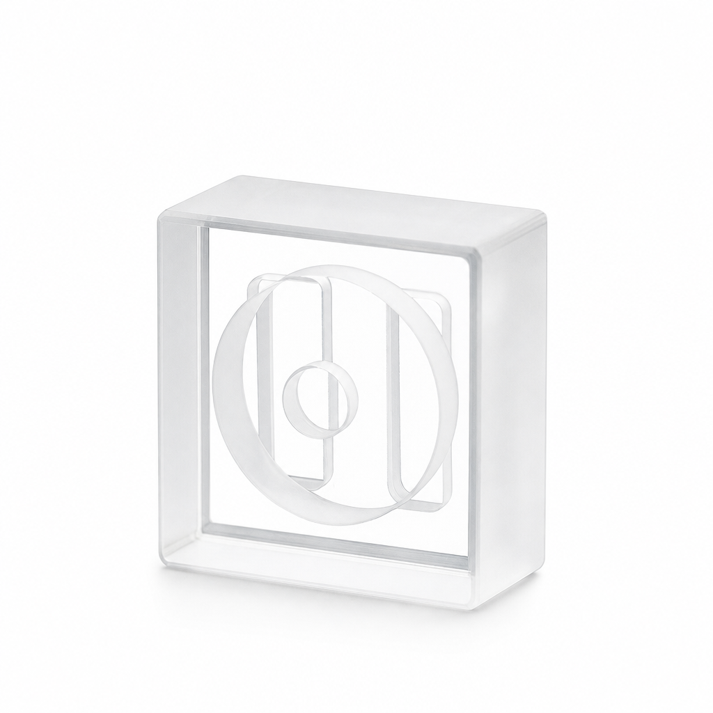 Custom Quartz Optical Cuvette Plate, 10 mm Base