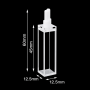 Quartz screw-top flow cell with hollow connector