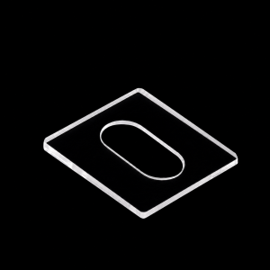 (MQQFC088) Quartz Reflectance Sample Cell, 5 × 10 mm Rounded Recess, 0.5 mm Deep