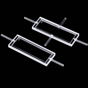 (MQQFC003) Four-Tube Quartz Flow Cell, 3 mm OD, 1 mm ID, 1 mm Path Length, 1.2 mL, Two-Way Light, 1 Piece