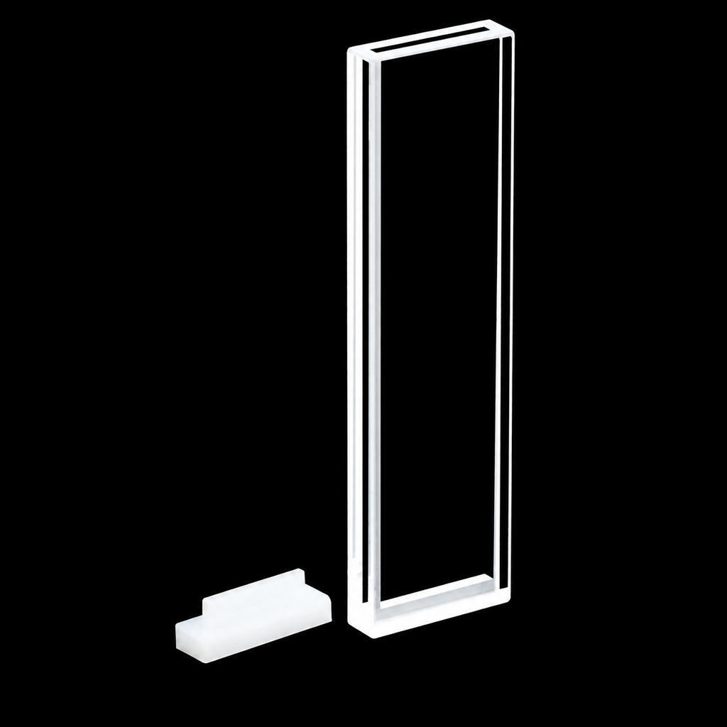 (MQQFL044) Quartz Fluorescence Cuvette, 1 mm Selected Size, Four-Sided Light Transmission, 1 Piece