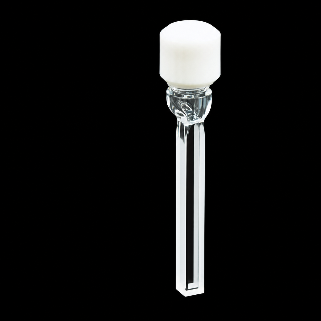 (MQQSC025) Quartz Screw-Cap Cuvette, 2.5 mm path length, 240 µL capacity, with cap, 1 piece