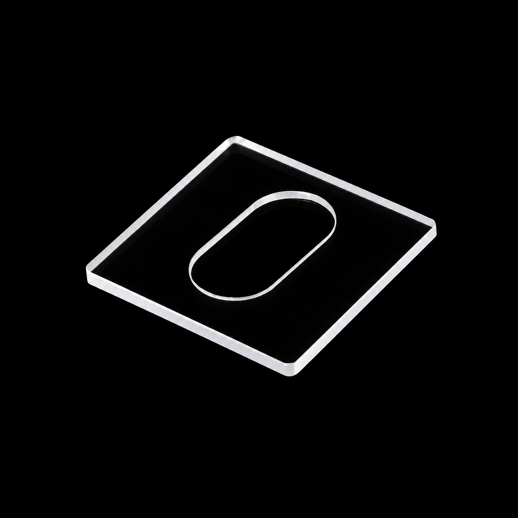 Quartz Sample Cell with Polished Groove, 5 × 10 mm, 1 Piece