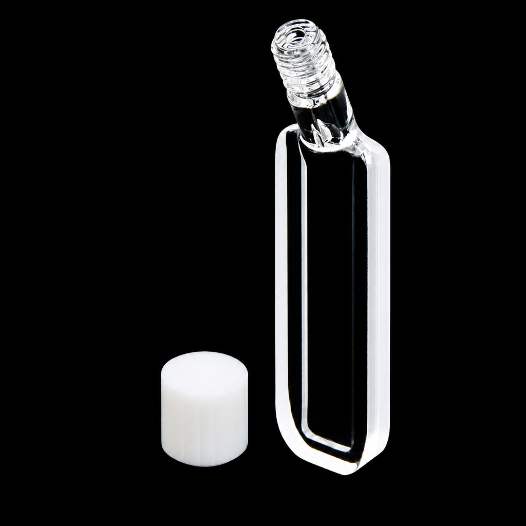 (MQQSC022) JGS-1 Quartz Screw-Mouth Cuvette, 1 mm Path Length, 260 µL, Sealed, with Cap, 1 Piece