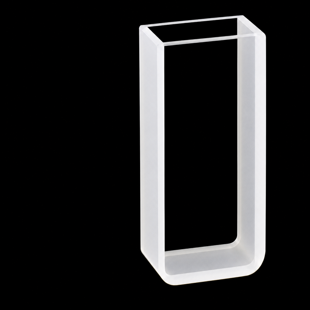 (MQQCU002) Custom Quartz Cuvette, 10 mm Path, 8 mL, 50 mm Height