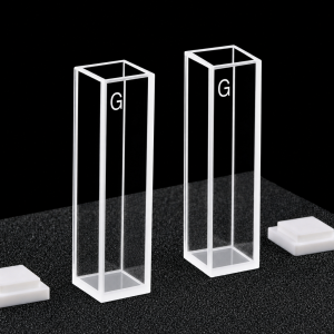 (MQQFL073) Glass Fluorescence Cuvette, 10 mm path, 3.5 mL nominal capacity, Flat-Base Version, Pack of 2