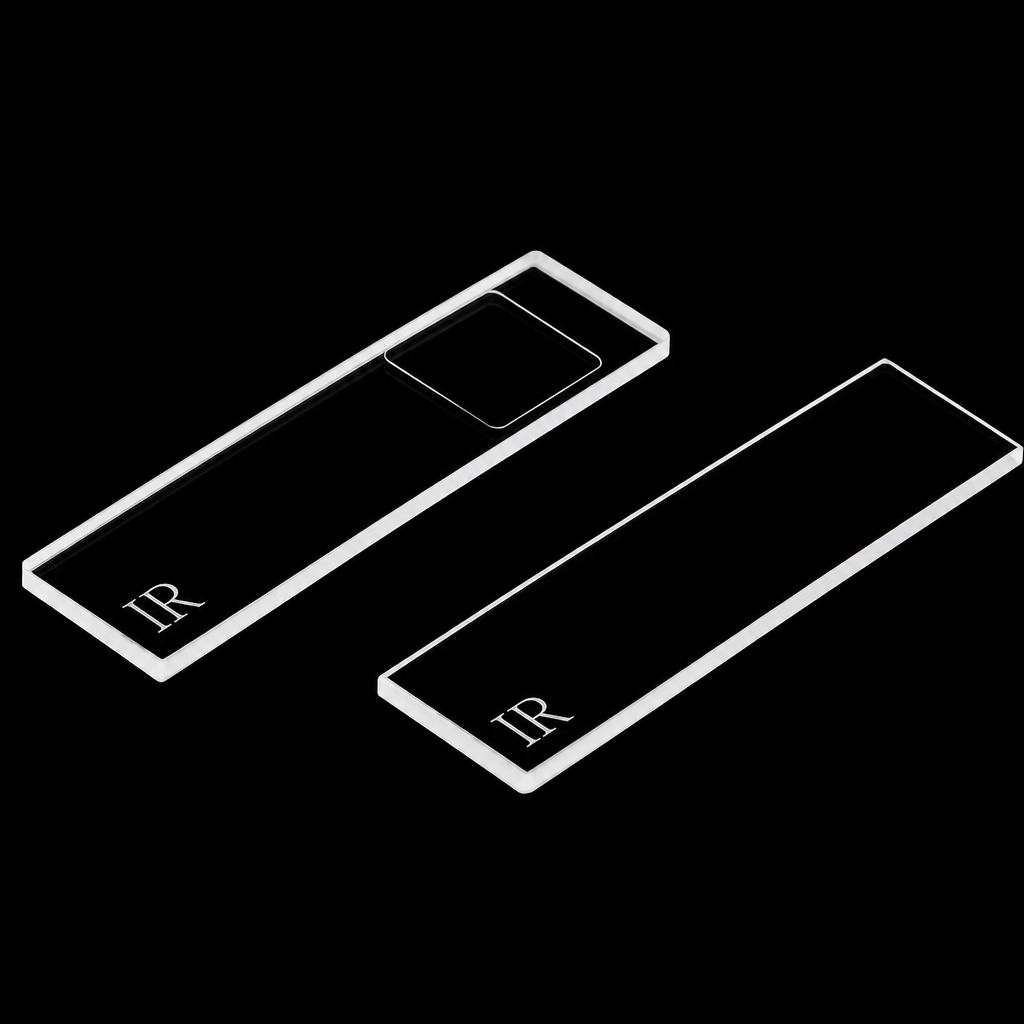 (MQQMC083) Detachable Quartz Cuvette, Capacity: 10 µL, Cover Plate Dimensions: 12 × 1.25 × 45 mm, Path Length: 0.1 mm