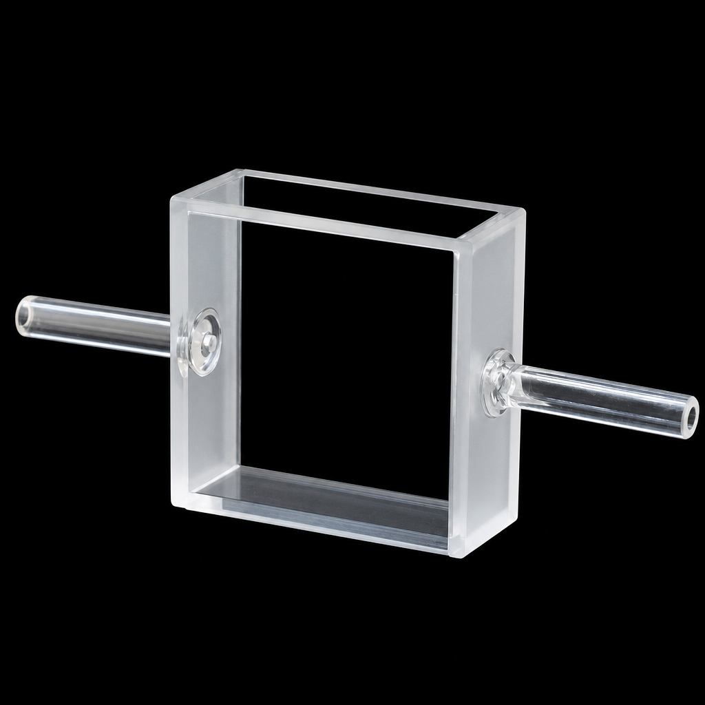 (MQQFC116) Quartz Flow Cell, Custom Size, 1 Piece