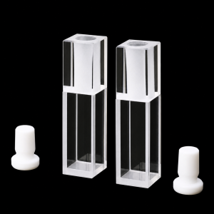 (MQQFL063) Quartz Stoppered Cuvette, 7.5 mm path, 40 mm Cell Height, Pack of 2