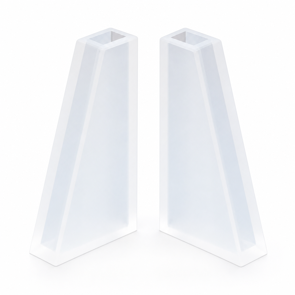Quartz Trapezoidal Cuvette, 2.5 mL, 45 mm Height, 47.4 mm Length