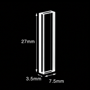 (MQQFC029) Quartz Rectangular Sample Cell, 5/1 mm Dual Path, 135 µL, Open at Both Ends