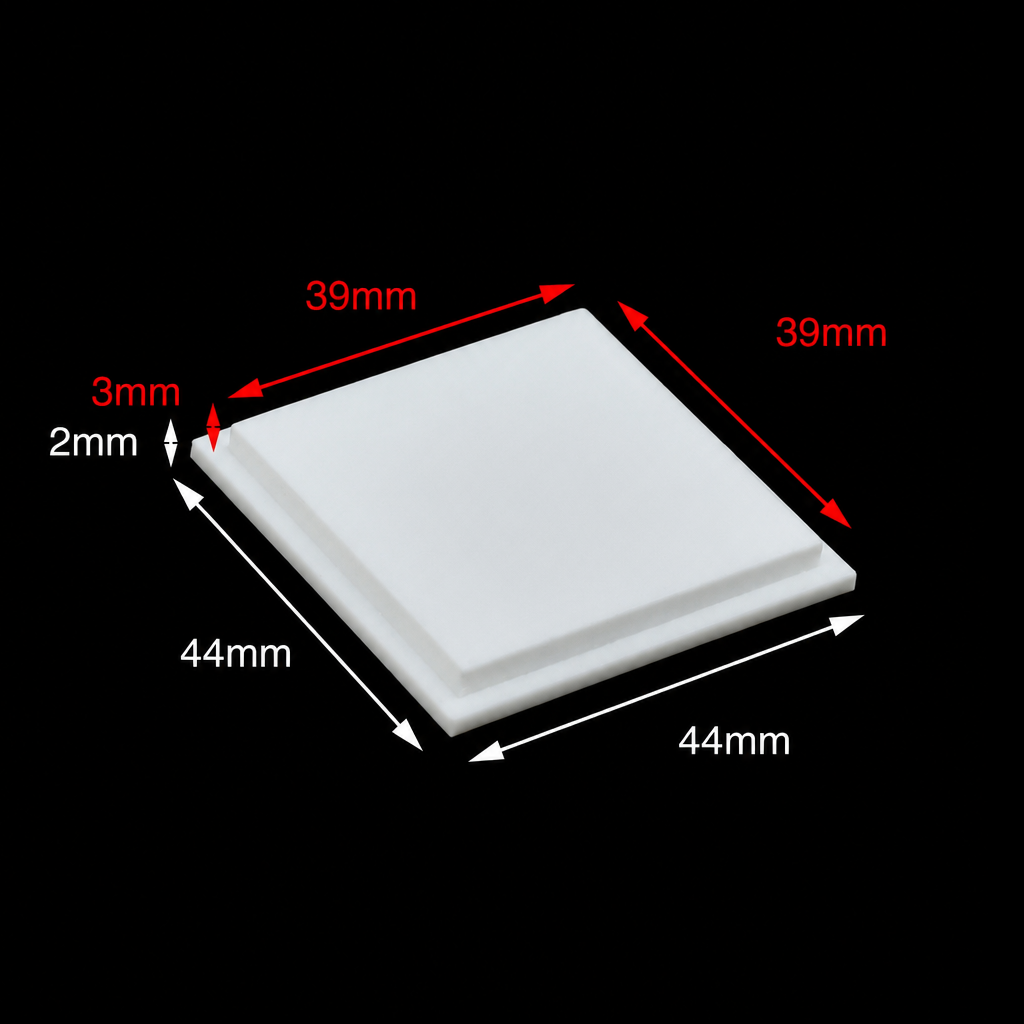 (MQACC041) PTFE Square Cuvette Lid, 44 × 44 mm Base, 1 Piece