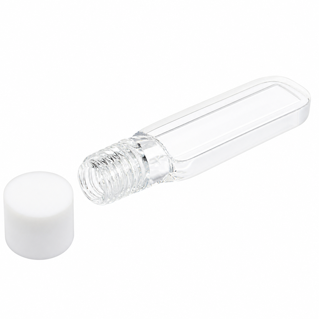 Quartz Screw-Top Cuvette, 1 mm Path, 260 µL, Thick-Wall Version