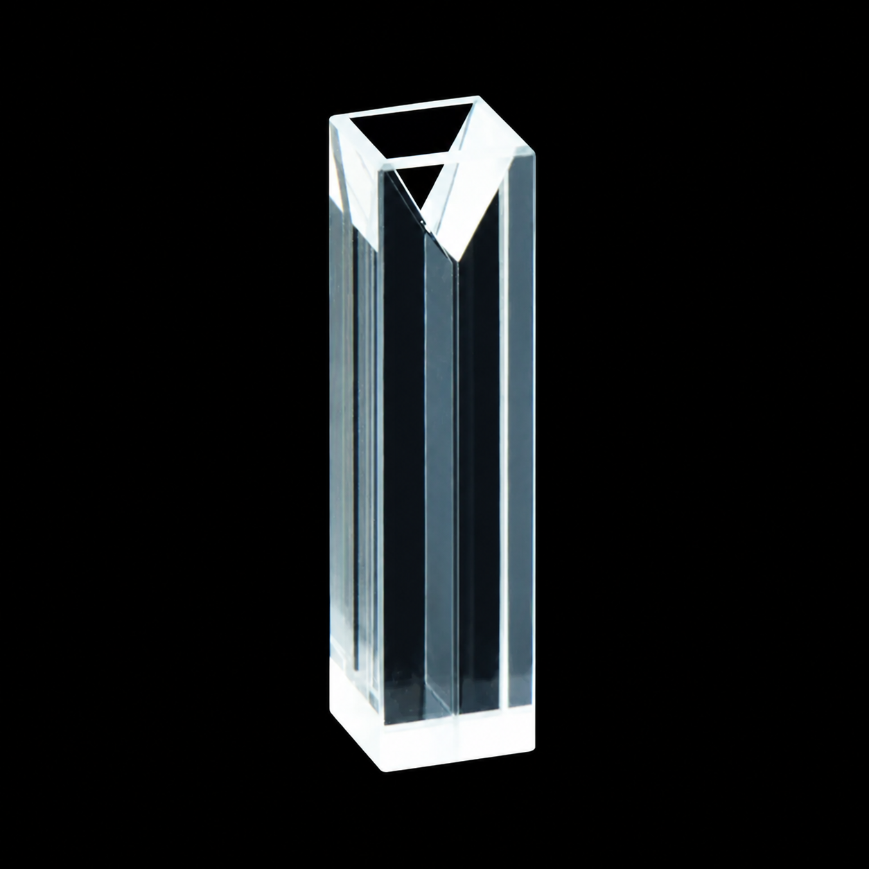 (MQQMC019) Quartz Fluorometric Micro Cuvette, 0.4/10 mm Dual-Path Marking, 140 µL