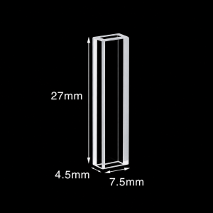 (MQQFC031) Quartz Rectangular Sample Cell, 5/2 mm Dual Path, 270 µL, Open at Both Ends