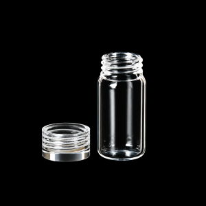 (MQSV-20-QCV) Quartz Screw Sample Vial with Quartz Cap, Volume: 20 mL, Size: 28 x 58 mm