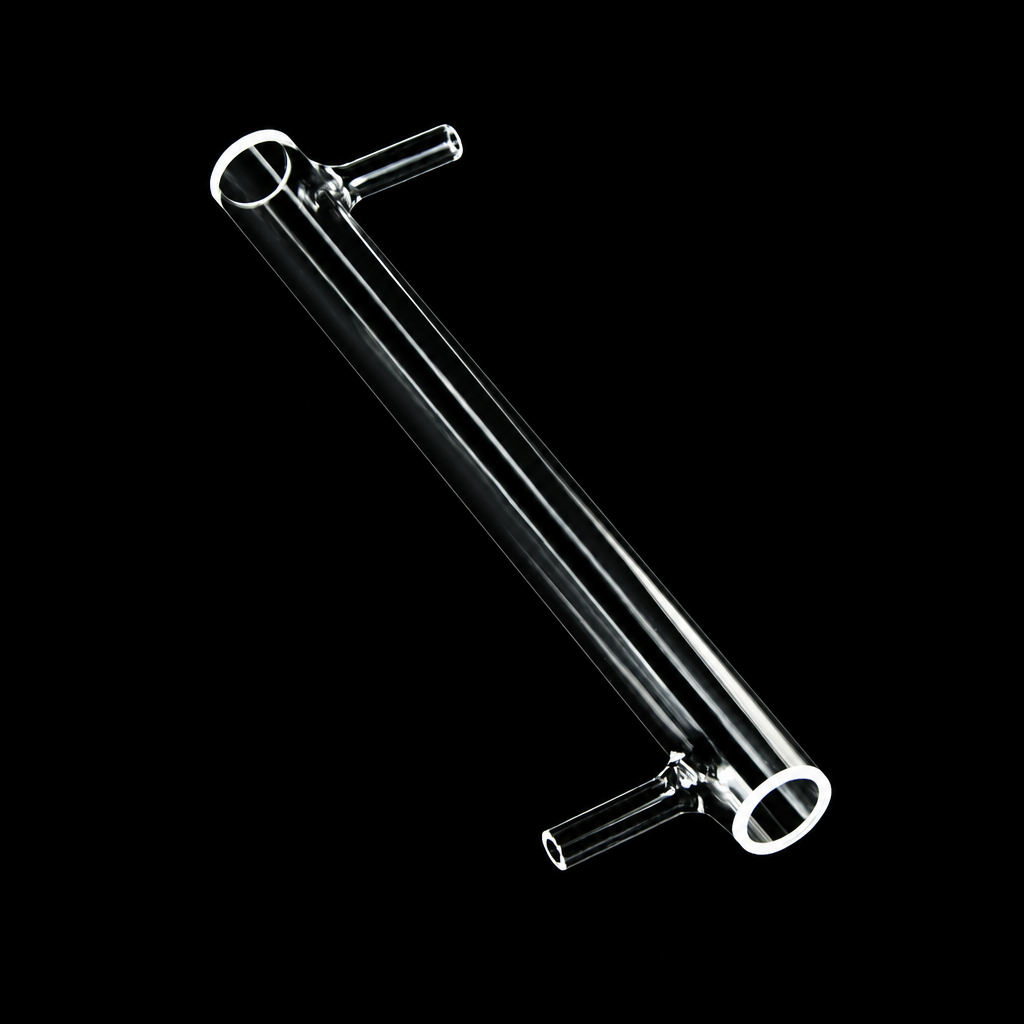 (MQQFC083) Quartz Flow Cell, 10 mm OD, 2 mm ID, 102 mm Overall Length, 100 mm Path Length, 1 Piece