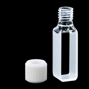 (MQQSC046) Quartz Screw-Top Cuvette, 10 mm path, 50 mm Height with Cap