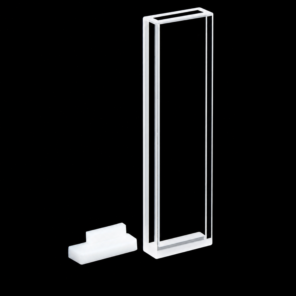 (MQQFL045) Quartz Fluorescence Cuvette, 2 mm Selected Size, Four-Sided Light Transmission, 1 Piece