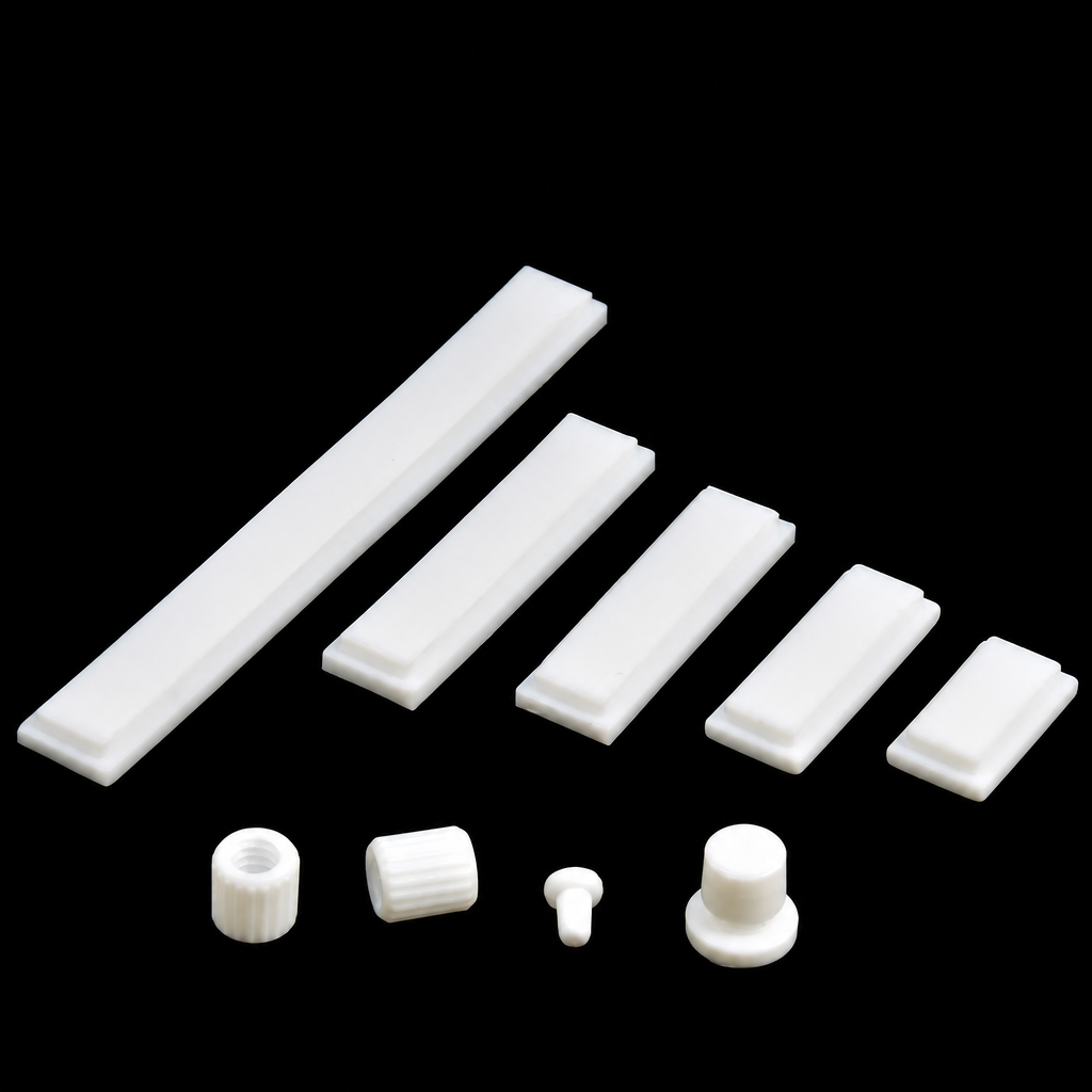 White PTFE cuvette lid labeled for 30 mm path length, 32.5 × 12.5 × 5 mm, 1 Piece