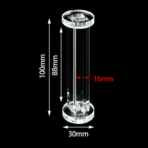 (MQQFC070) Quartz Flow Cell, 10 mm path, 10 mL nominal capacity, Square Body with End Flanges
