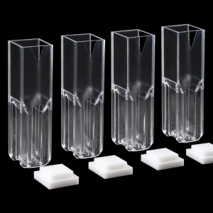 (MQPCU012) Plastic Semi-Micro Cuvette, Reduced Sample Chamber, Pack of 4
