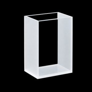 (MQQLW006) Quartz Large-Window Cuvette, 20 mm path, 20 mL nominal capacity, Broad Optical Faces